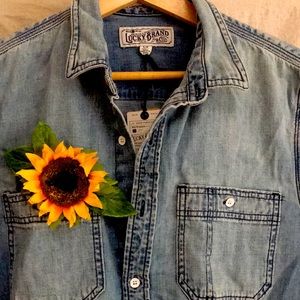 Classic Fit Lucky Brand Denim Shirt